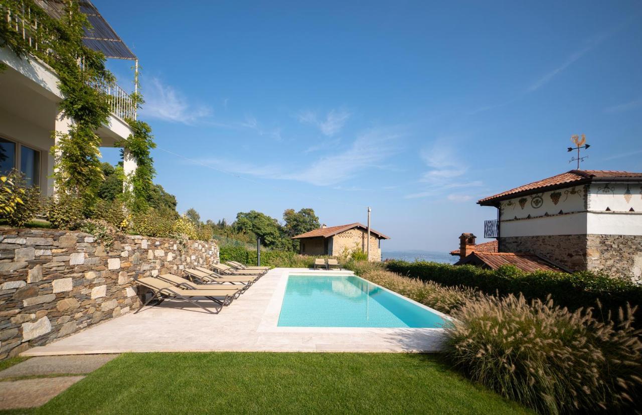 Ferienwohnung La Mascarana Lesa Exterior foto