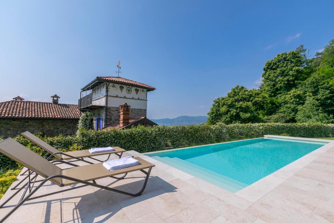 Ferienwohnung La Mascarana Lesa Exterior foto
